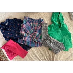 5 pcs 3T girls cotton fall/winter clothing